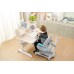 Children Kids Ergonomic 1M Study Desk with Adjustable Double-Winged Swivel Chair Set